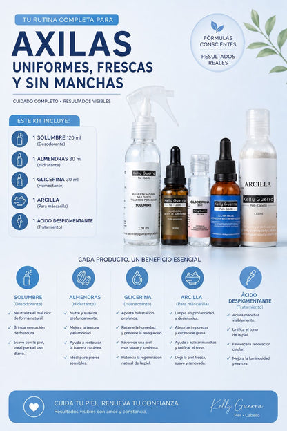 Kit De Axilas Despigmentante - 5unds