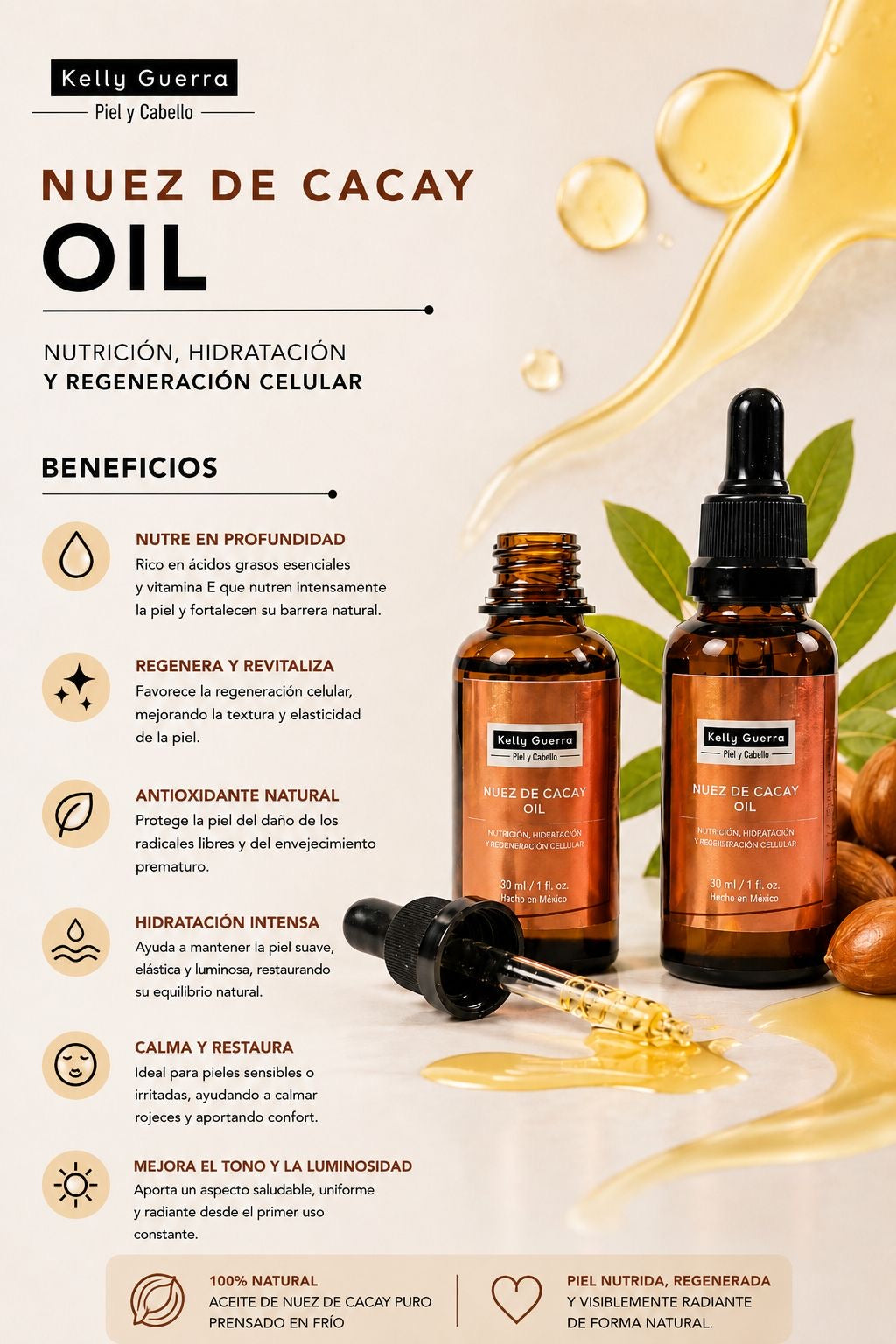 ACEITE DE NUEZ DE CACAY 30ml