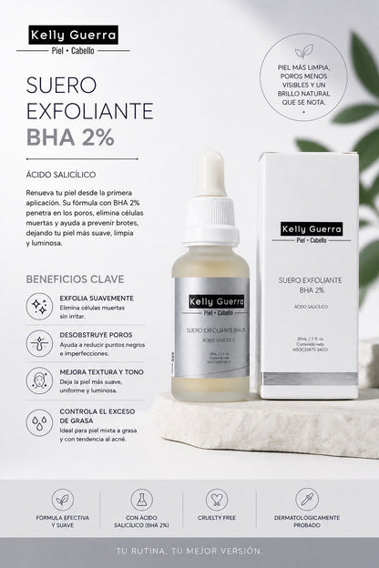 Suero Exfoliante BHA Acido Salicilico - 30ml